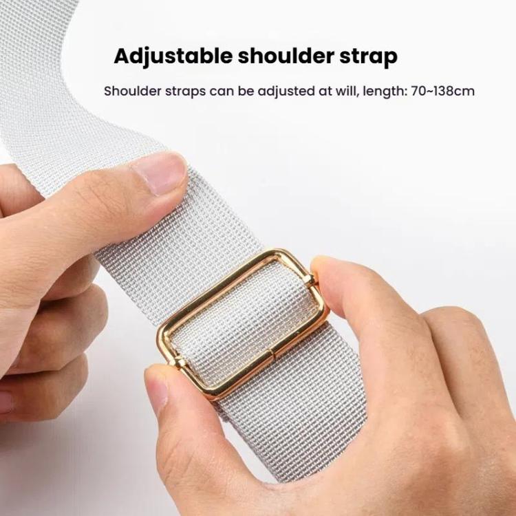 For Harman Kardon Onyx Studio 6 Speaker Protective Case Speaker Shoulder Strap Storage Bag(Light Gray) - Protective Case by buy2fix | Online Shopping UK | buy2fix