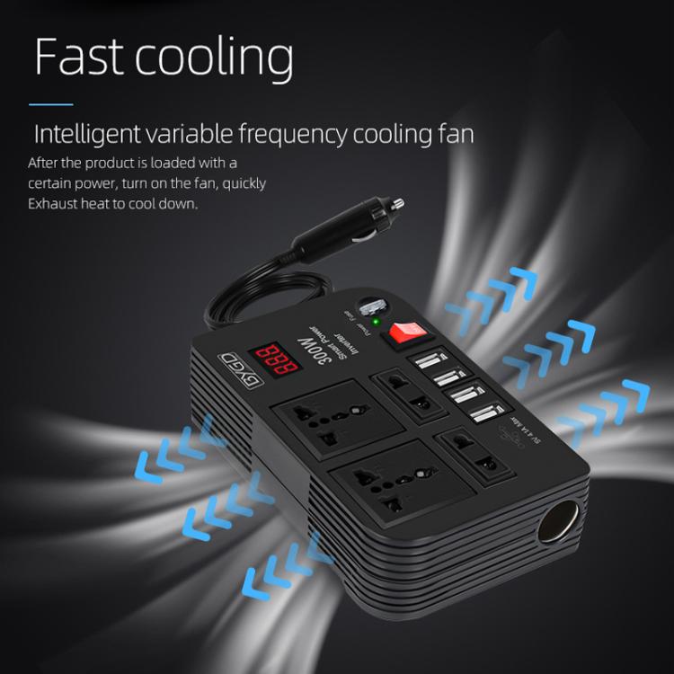 E8982 300W Car Inverter DC 12V To AC 220V Car Laptop USB Charging Universal Converter Power Adapter - Others by buy2fix | Online Shopping UK | buy2fix