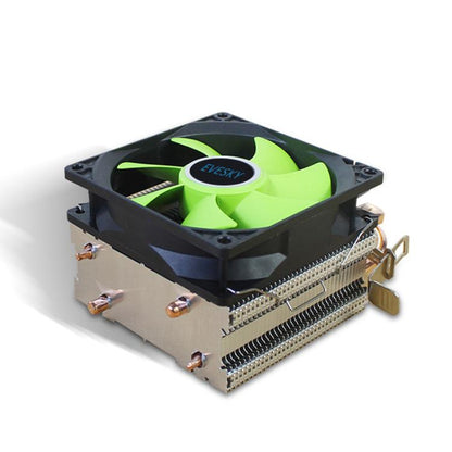 EVESKY CPU Cooler PC Radiator 1850-2200 RPM Quiet Fan For Intel LGA775/115x/1366 & AMD AM2/AM3 Sockets - Fan Cooling by EVESKY | Online Shopping UK | buy2fix