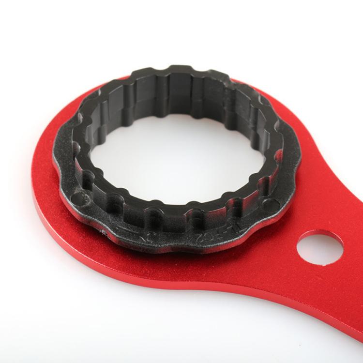 DECKAS DW-018 Aluminum Center Wrench Tool For DUB/TL-FC32/25/24 Multi-Function BB Wrench(Red) - Maintenance tools by DECKAS | Online Shopping UK | buy2fix