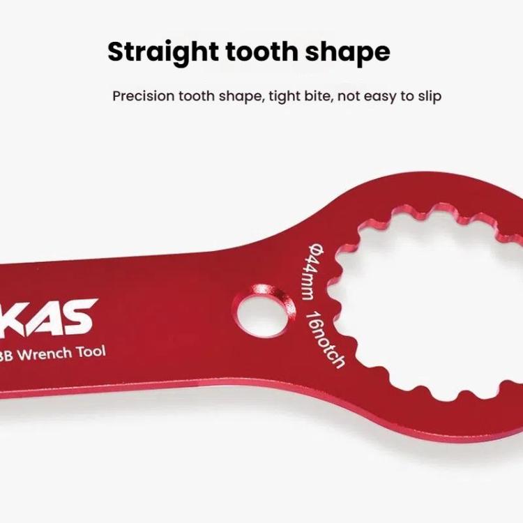 DECKAS DW-018 Aluminum Center Wrench Tool For DUB/TL-FC32/25/24 Multi-Function BB Wrench(Red) - Maintenance tools by DECKAS | Online Shopping UK | buy2fix