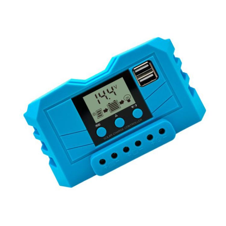 30A 12V 24V Lithium Lead Acid Solar Charge Controller PWM PV Controller With LCD Display - Others by buy2fix | Online Shopping UK | buy2fix