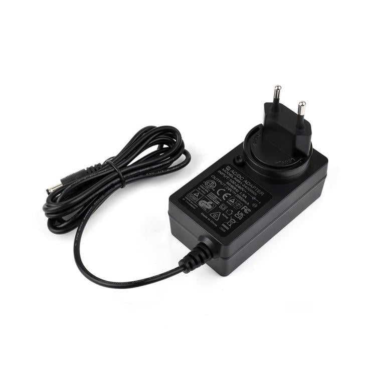 Waveshare 24V / 2A 1.2m Length Cable DC Jack Power Supply Adapter(EU Plug) - Sockets Adapters Accessories by Waveshare | Online Shopping UK | buy2fix