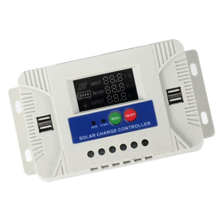 50A 12V 24V Setup-Free Color Screen Luminous Display Solar Controller PV Solar Charge Controller - Others by buy2fix | Online Shopping UK | buy2fix