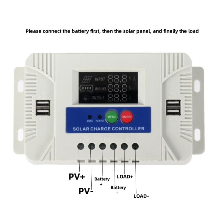 20A 12V 24V Setup-Free Color Screen Luminous Display Solar Controller PV Solar Charge Controller - Others by buy2fix | Online Shopping UK | buy2fix