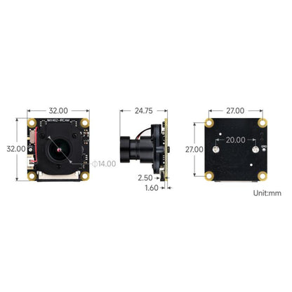 Waveshare For Raspberry Pi Series Boards IMX462 2MP Fixed-Focus IR-CUT Starlight Camera(30450) - Raspberry Pi Accessories by Waveshare | Online Shopping UK | buy2fix
