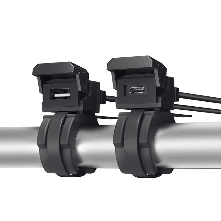 WUPP 2 in 1 QC3.0 Waterproof PD Fast Charging Motorcycle Mobile Phone USB Charger(Boxed) - Battery Charger by WUPP | Online Shopping UK | buy2fix