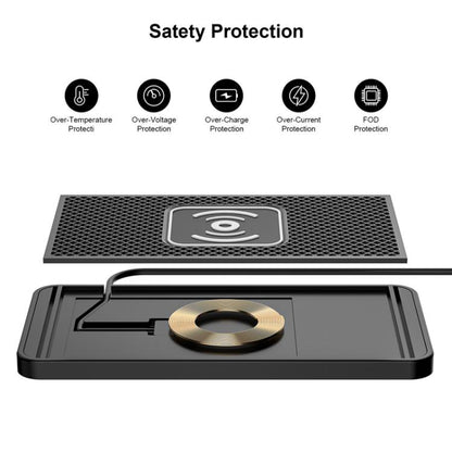 Car Wireless Charger Modified Increase Cuttable Mobile Phone Fast Charging Pad(0.3m Short Line (Type-C Port)) - Wireless Charging Pads by buy2fix | Online Shopping UK | buy2fix