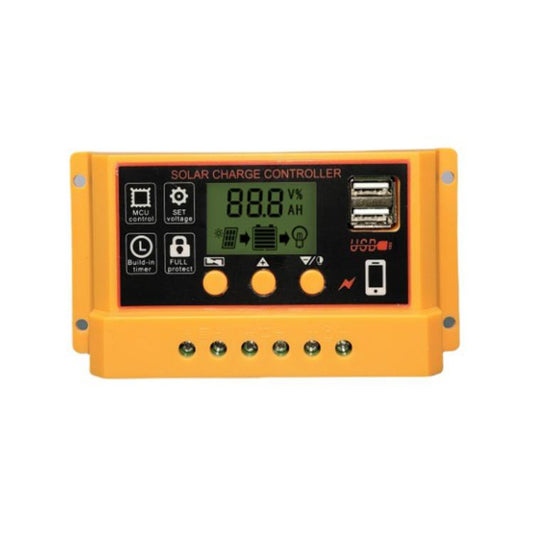 30A 12V 24V Solar Controller PV Solar Charge Controller With LCD Display - Others by buy2fix | Online Shopping UK | buy2fix
