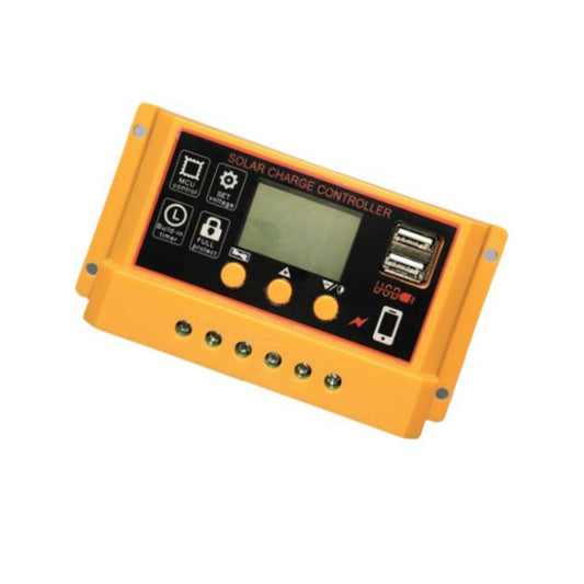 30A 12V 24V Solar Controller PV Solar Charge Controller With LCD Display - Others by buy2fix | Online Shopping UK | buy2fix