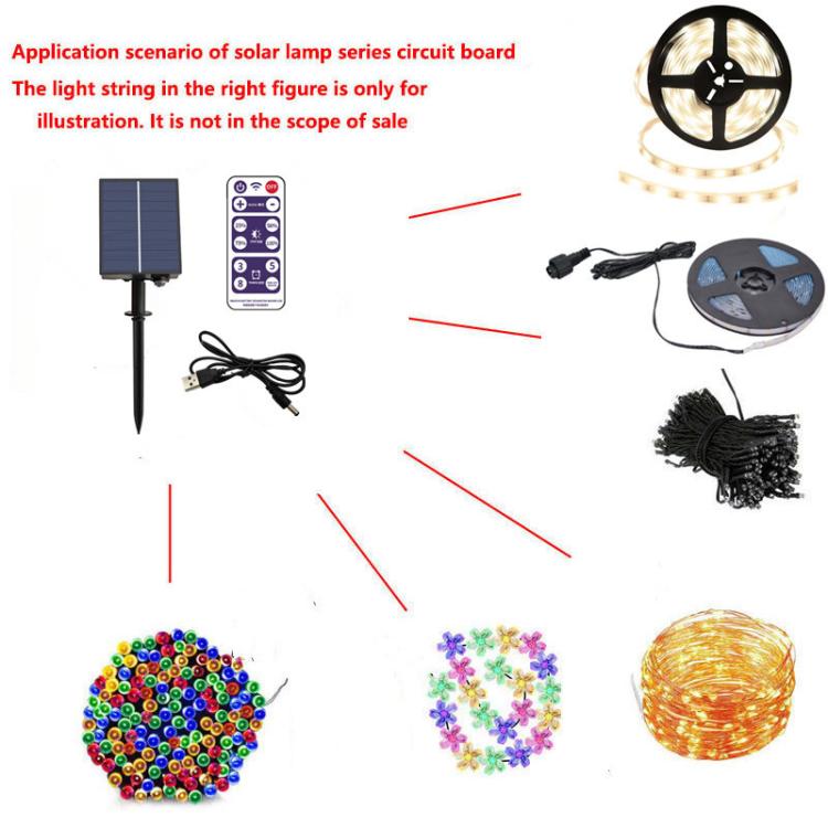 3.7V Boost 24V Solar String Light Control Box With DC Charging Solar Light Circuit Control Board(Version B Output) - Others by buy2fix | Online Shopping UK | buy2fix