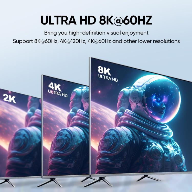 PWAY S6203H 8K 60Hz 2 In 1 Out HDMI-Compatible Two-Way Switcher(S6203H) - Switch by PWAY | Online Shopping UK | buy2fix