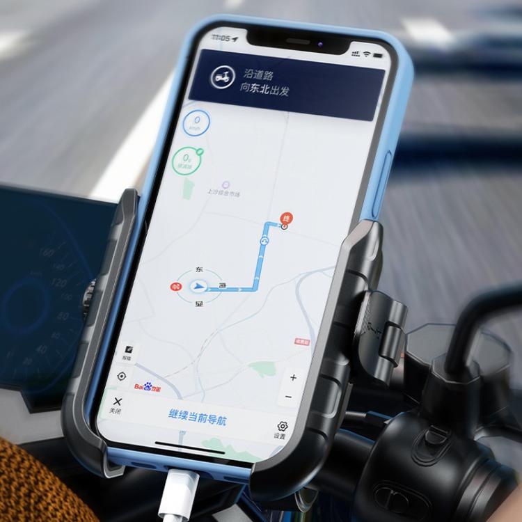 Kewig Motorcycle Bicycle Non-Blocking Mobile Phone Camera Navigation Bracket(M8SP-C4) - Holder by Kewig | Online Shopping UK | buy2fix