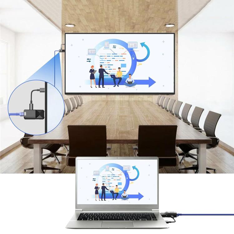 PWAY DT258 120m HDMI-Compatible 1080P HD Video Network Extender Mini HD Video Transmitter - Amplifier by PWAY | Online Shopping UK | buy2fix