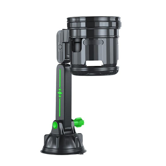 Car Multifunctional Water Cup Holder Auto Large Suction Cup Mounted Drink Rack, Style: Long Rod Green - Car Drink Holders by buy2fix | Online Shopping UK | buy2fix