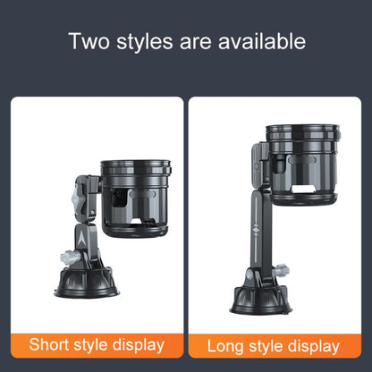 Car Multifunctional Water Cup Holder Auto Large Suction Cup Mounted Drink Rack, Style: Short Rod Green - Car Drink Holders by buy2fix | Online Shopping UK | buy2fix