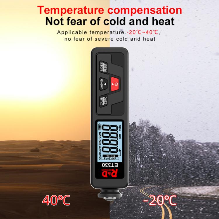 Mingzheng Iron Aluminum Zinc Three-Purpose Paint Film Coating Thickness Gauge(ET330) - Coating Thickness Gauge by Mingzheng | Online Shopping UK | buy2fix