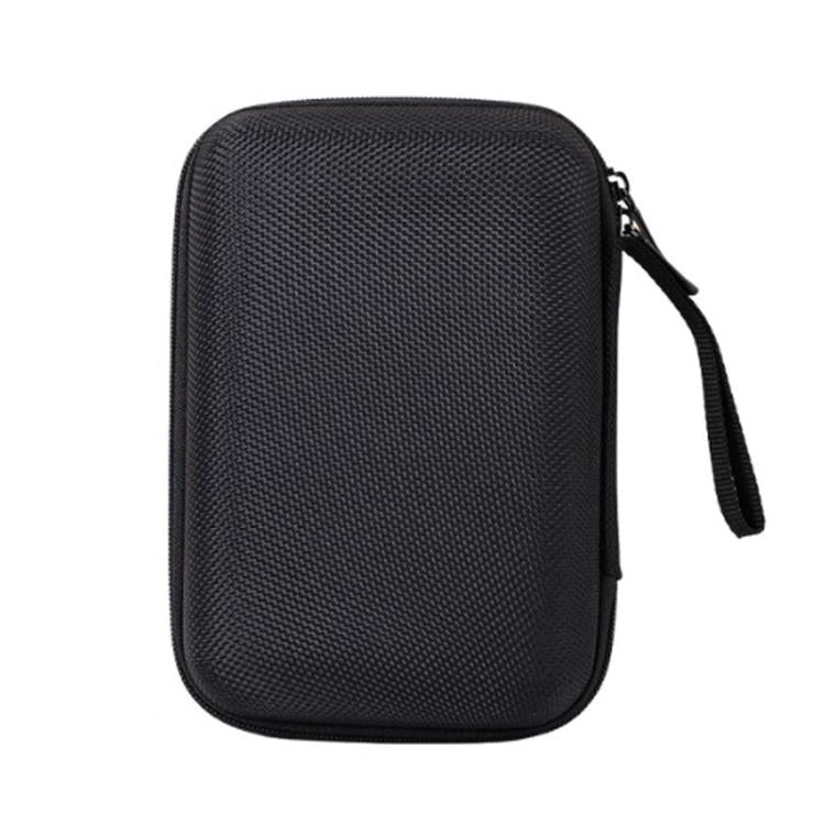 EVA Hard Disk Bag Portable Drop-proof Mobile Power Storage Bag Zipper Toolkit Accessory Storage Case(Black) - Hard Drive Bags & Cases by buy2fix | Online Shopping UK | buy2fix