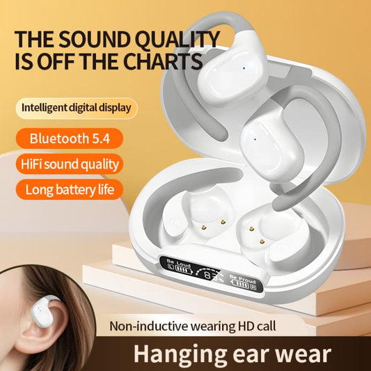 M200 Open-Ear Wireless Bluetooth Headphones Ear-Hook Earphone Waterproof Earpieces(Skin Color) - Bluetooth Earphone by buy2fix | Online Shopping UK | buy2fix