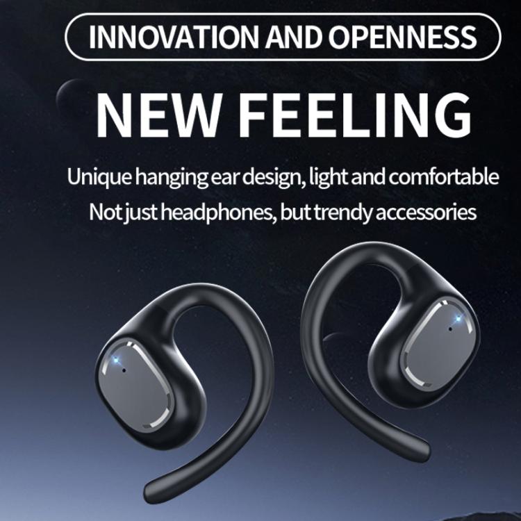 M200 Open-Ear Wireless Bluetooth Headphones Ear-Hook Earphone Waterproof Earpieces(White) - Bluetooth Earphone by buy2fix | Online Shopping UK | buy2fix