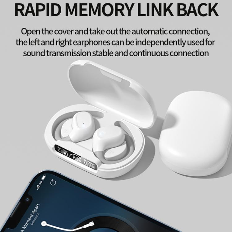 M200 Open-Ear Wireless Bluetooth Headphones Ear-Hook Earphone Waterproof Earpieces(Skin Color) - Bluetooth Earphone by buy2fix | Online Shopping UK | buy2fix