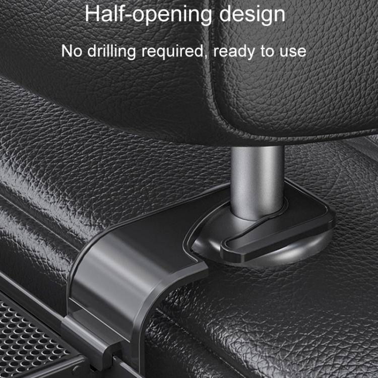 Car Seat Back Multifunctional Storage Box Pouch Phone Holder(Brown Leather) - Stowing Tidying by buy2fix | Online Shopping UK | buy2fix