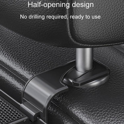 Car Seat Back Multifunctional Storage Box Pouch Phone Holder(Black Leather) - Stowing Tidying by buy2fix | Online Shopping UK | buy2fix