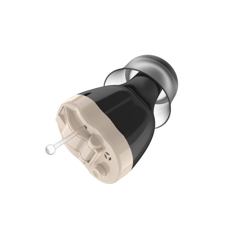 Digital Smart Noise Reduction CIC Hearing Aid Adjustable Sound Amplifier For The Elderly, Color: Left Ear Black - Hearing Aids by buy2fix | Online Shopping UK | buy2fix