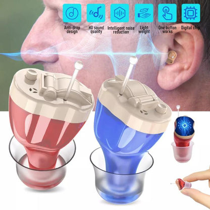 Digital Smart Noise Reduction CIC Hearing Aid Adjustable Sound Amplifier For The Elderly, Color: Right Color Skin Color - Hearing Aids by buy2fix | Online Shopping UK | buy2fix