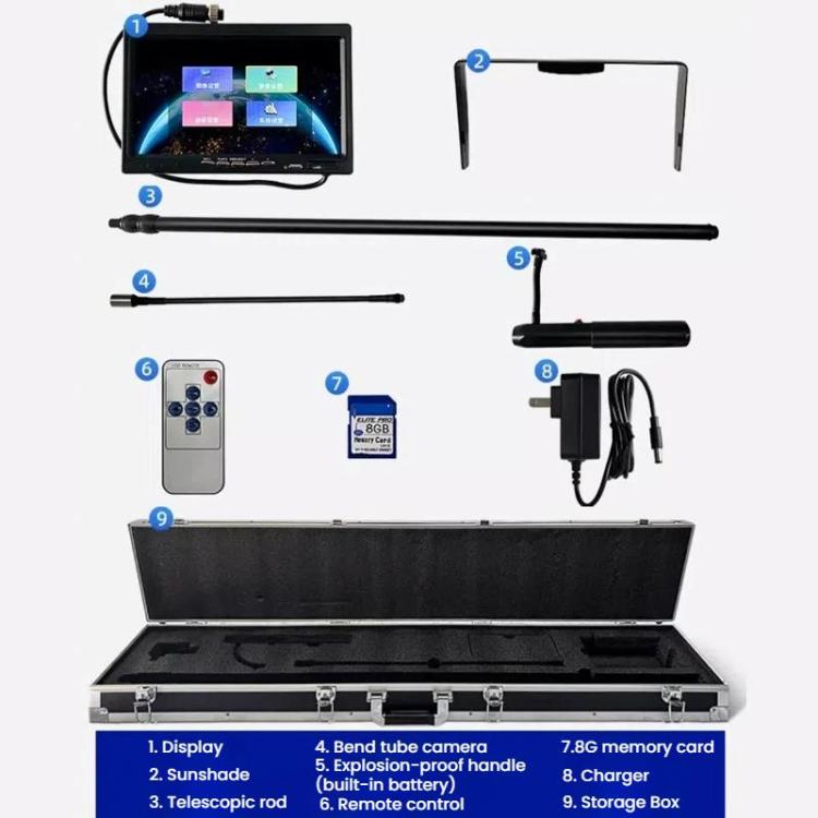 KZX-V6D With Video Life Detector Earthquake Coal Mine Fire Rescue Snake Eyes Infrared HD Intelligent Video Inspection Mirror, US Plug - Other Tester Tool by buy2fix | Online Shopping UK | buy2fix