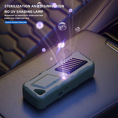 Car Air UVC Deodorizer USB Charging Ozone Purifier(Green) - Air Purifier by buy2fix | Online Shopping UK | buy2fix