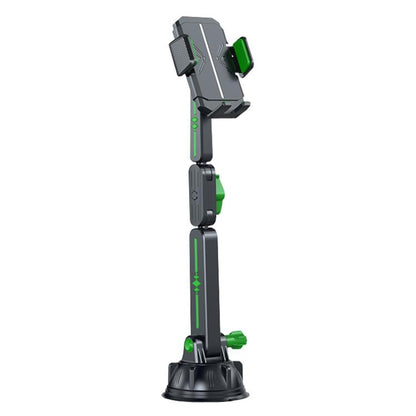 Extended Car Mechanical Arm Telescopic Cell Phone Holder Car Windshield Dashboard Large Suction Cup Navigation Mount(Green) - Universal Car Holders by buy2fix | Online Shopping UK | buy2fix