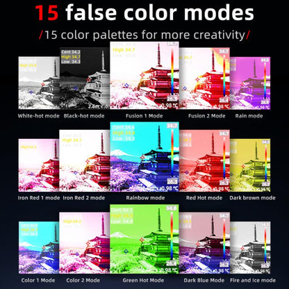 BSIDE HX3 Handheld Infrared Thermal Imager Power Non-Contact Thermometer - Thermostat & Thermometer by BSIDE | Online Shopping UK | buy2fix