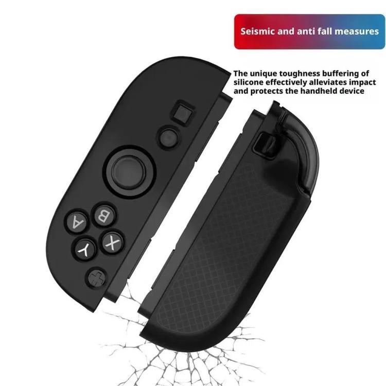 For Nintendo Switch 2 Joy-con Controller Silicone Case Protective Cover(Black) - Cases by buy2fix | Online Shopping UK | buy2fix