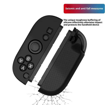 For Nintendo Switch 2 Joy-con Controller Silicone Case Protective Cover(Black) - Cases by buy2fix | Online Shopping UK | buy2fix