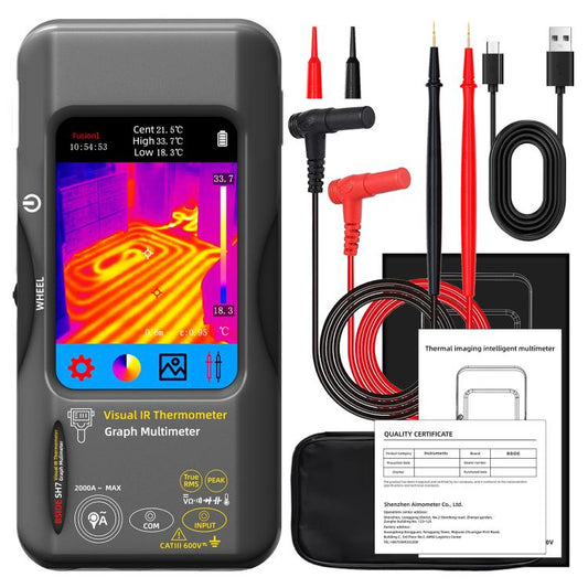 BSIDE SH7 Standard Thermal Imager Multimeter Handheld Touch Screen High Accuracy Thermometer - Thermostat & Thermometer by BSIDE | Online Shopping UK | buy2fix