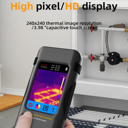 BSIDE SH7 Standard+Macro Lens Thermal Imager Multimeter Handheld Touch Screen High Accuracy Thermometer - Thermostat & Thermometer by BSIDE | Online Shopping UK | buy2fix