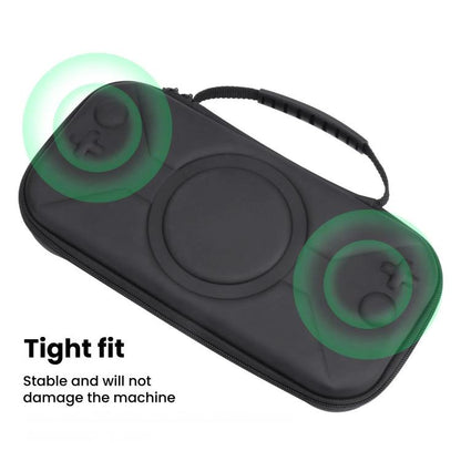 For Nintendo Switch 2 Storage Bag Portable O-Pattern Handbag(PU Black) - Bags by buy2fix | Online Shopping UK | buy2fix