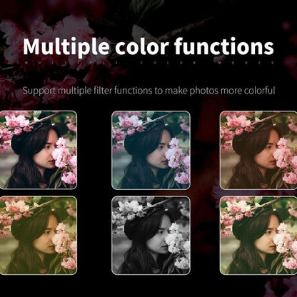 D5 HD WiFi Digital Camera 64MP Dual Camera Night Vision Photography Video DV Standard+Mic+Light+Lens+Bracket - Video Cameras by buy2fix | Online Shopping UK | buy2fix