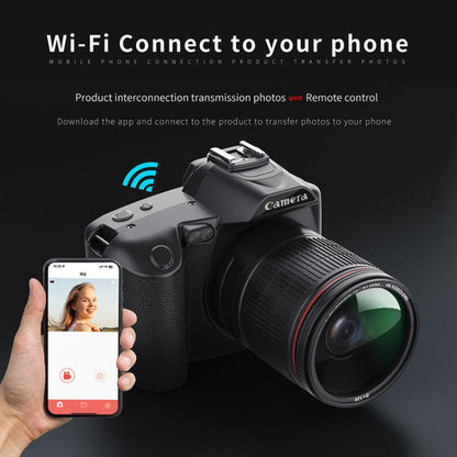 D5 HD WiFi Digital Camera 64MP Dual Camera Night Vision Photography Video DV Standard+Handheld Bracket - Video Cameras by buy2fix | Online Shopping UK | buy2fix