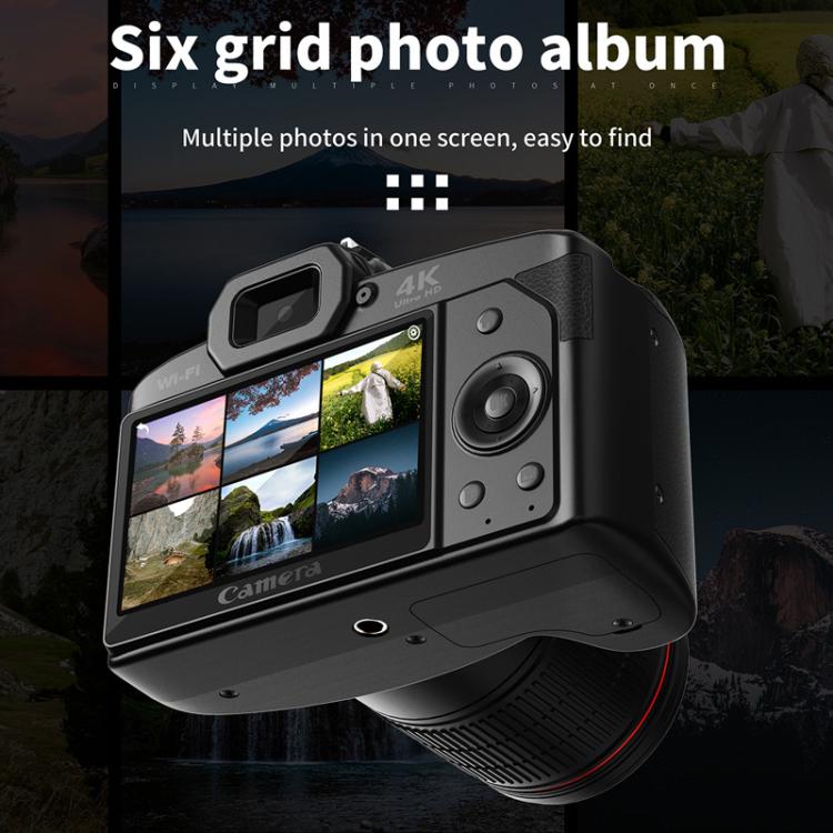 D5 HD WiFi Digital Camera 64MP Dual Camera Night Vision Photography Video DV Standard+Macro Lens - Video Cameras by buy2fix | Online Shopping UK | buy2fix