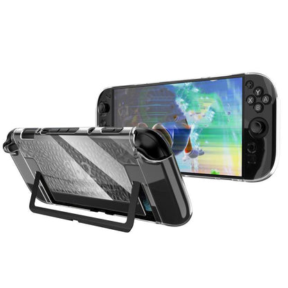For Nintendo Switch 2 TPU+PC Split Transparent Case Cover Shockproof Shell(Diamond Pattern) - Cases by buy2fix | Online Shopping UK | buy2fix
