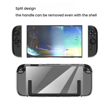 For Nintendo Switch 2 TPU+PC Split Transparent Case Cover Shockproof Shell(Diamond Pattern) - Cases by buy2fix | Online Shopping UK | buy2fix