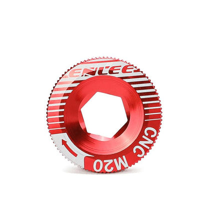 ENLEE Aluminum Bicycle Crank Cover Crank Screws, Color: M20 Red - Screws by ENLEE | Online Shopping UK | buy2fix