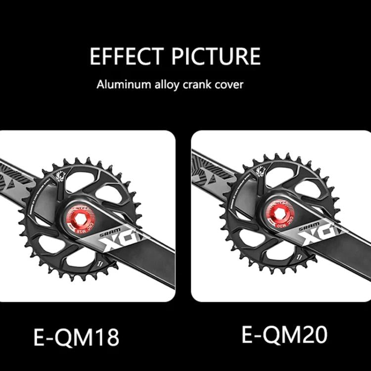 ENLEE Aluminum Bicycle Crank Cover Crank Screws, Color: M18 Gold - Screws by ENLEE | Online Shopping UK | buy2fix