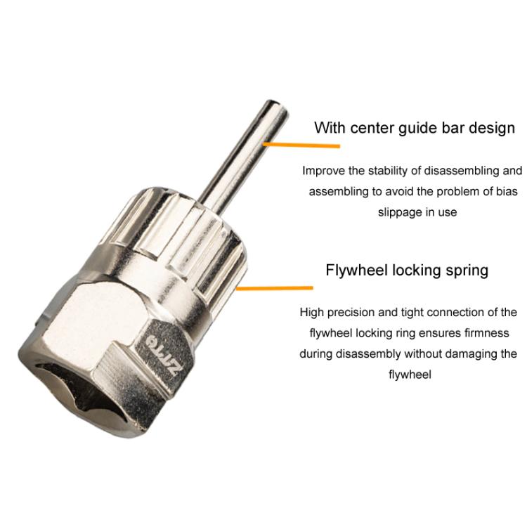 2pcs ZTTO Bicycle Repair Spinning Tool Road And Mountain Bike Fixed Lever Flywheel Installation And Removal Sleeve - Maintenance tools by ZTTO | Online Shopping UK | buy2fix