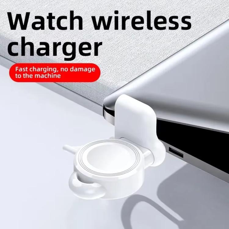 For Apple Watch 1/2/3/4/5/6/7/8/9/10/SE Magnetic Wireless Charger Mini Portable Smart Charger(Black) - Charger / Holder by buy2fix | Online Shopping UK | buy2fix