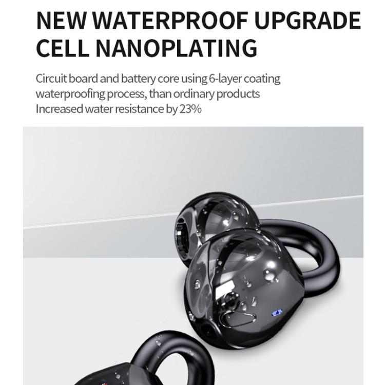 M300 Mini Invisible Clip-On Wireless Bluetooth Earbuds with Active Noise Reduction(Black) - Bluetooth Earphone by buy2fix | Online Shopping UK | buy2fix