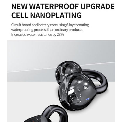 M300 Mini Invisible Clip-On Wireless Bluetooth Earbuds with Active Noise Reduction(Black) - Bluetooth Earphone by buy2fix | Online Shopping UK | buy2fix