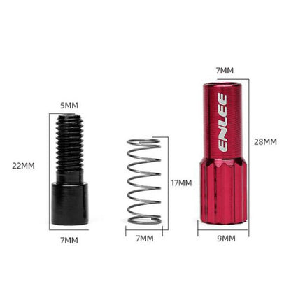 ENLEE Mountain Road Bicycle Shift Center Trim Screws 4mm Cable Brake Cable Adjustment Screw(Red) - Screws by ENLEE | Online Shopping UK | buy2fix